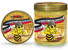 Honig - Echter Deutscher Bienenhonig aus Südthüringen - 1 Glas - 500g Honig - Echter Deutscher Bienenhonig aus Südthüringen - 1 Glas - 500g