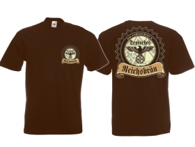 Frauen T-Shirt - Deutsches Reichsbräu - Kronkorken - braun Frauen T-Shirt - Deutsches Reichsbräu - Kronkorken - braun