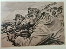 Poster - Kunstdruck - Scharfschützen Narvik Poster - Kunstdruck - Scharfschützen Narvik