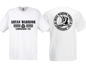 T-Hemd - Aryan Warrior - Lindisfarne 793 - weiß T-Hemd - Aryan Warrior - Lindisfarne 793 - weiß