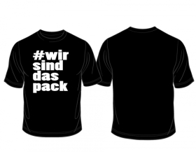 T-Hemd - Wir sind das Pack T-Hemd - Wir sind das Pack