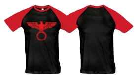 Raglan T-Shirt - Reichsadler - schwarz/rot Raglan T-Shirt - Reichsadler - schwarz/rot
