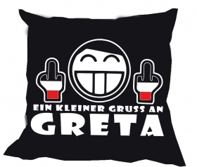 Kissen - Gruß an Greta Kissen - Gruß an Greta