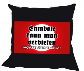Kissen - Symbole kann man verbieten Kissen - Symbole kann man verbieten