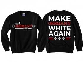 Pullover - Make Germany White Again - schwarz Pullover - Make Germany White Again - schwarz