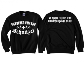 Pullover - Sonderkommando Schnitzel - schwarz/weiß Pullover - Sonderkommando Schnitzel - schwarz/weiß