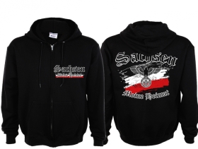 Kapuzenjacke - Meine Heimat - Sachsen Kapuzenjacke - Meine Heimat - Sachsen