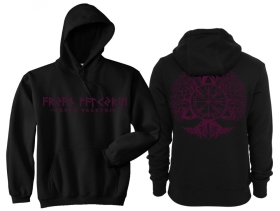 Frauen - Kapuzenpullover - Aryan Valkyrie - Vegvisir - schwarz/lila Frauen - Kapuzenpullover - Aryan Valkyrie - Vegvisir - schwarz/lila