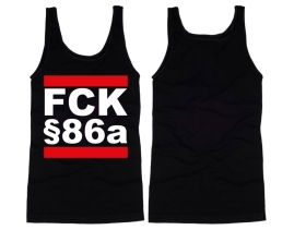 Muskelshirt/Tank Top - FCK §86a - schwarz Muskelshirt/Tank Top - FCK §86a - schwarz