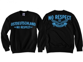 Pullover - Ostdeutschland - No Respect - schwarz/blau