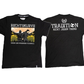 Ansgar Aryan - T-SHIRT - Rechtskurve schwarz TS Ansgar Aryan - T-SHIRT - Rechtskurve schwarz TS