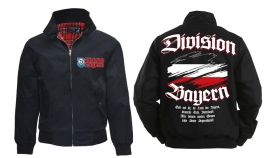Harrington Jacke - bedruckt - schwarz - Division Bayern Harrington Jacke - bedruckt - schwarz - Division Bayern
