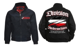 Harrington Jacke - bedruckt - schwarz - Division Niedersachsen Harrington Jacke - bedruckt - schwarz - Division Niedersachsen