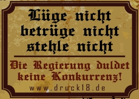 Lüge Nicht - Aufkleber Paket 10 Stück Lüge Nicht - Aufkleber Paket 10 Stück