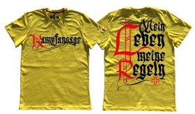 Premium Shirt - Kampfansage - gelb Premium Shirt - Kampfansage - gelb