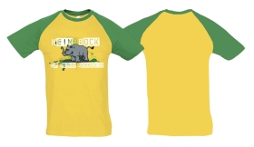 Raglan T-Shirt - Kein Bock auf grünen Dünnschiss - Gold/KellyGreen Raglan T-Shirt - Kein Bock auf grünen Dünnschiss - Gold/KellyGreen