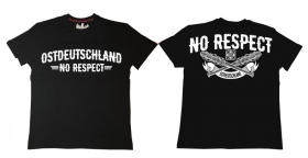 Premium Shirt - Ostdeutschland - No Respect - schwarz Premium Shirt - Ostdeutschland - No Respect - schwarz