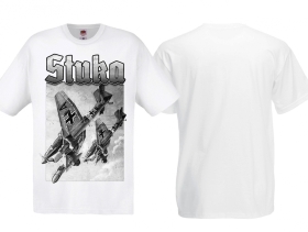 Frauen T-Shirt - Stuka Angriff -weiß Frauen T-Shirt - Stuka Angriff -weiß