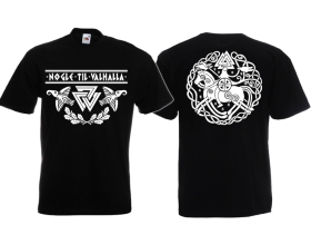 Frauen T-Shirt - Schlüssel nach Walhalla - schwarz/weiß Frauen T-Shirt - Schlüssel nach Walhalla - schwarz/weiß