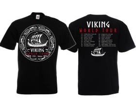 Frauen T-Shirt - Viking World Tour - schwarz Frauen T-Shirt - Viking World Tour - schwarz