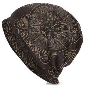 Beanie - Wikinger Kompass - Motiv 2 (18)+++NUR WENIGE DA+++ Beanie - Wikinger Kompass - Motiv 2 (18)+++NUR WENIGE DA+++