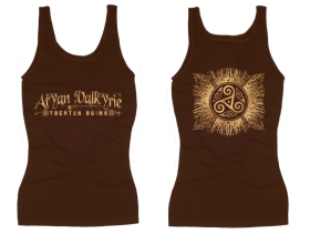 Frauen Top - Aryan Valkyrie - Tochter Odins - braun Frauen Top - Aryan Valkyrie - Tochter Odins - braun