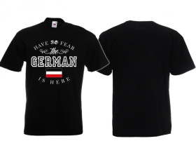 T-Hemd - Have no Fear - the German is here - schwarz T-Hemd - Have no Fear - the German is here - schwarz