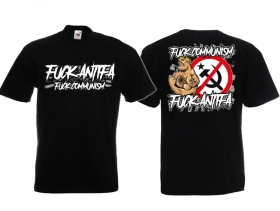 T-Hemd - Fuck Antifa - Fuck Communism - Motiv 1 T-Hemd - Fuck Antifa - Fuck Communism - Motiv 1