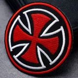 Aufnäher - Eisernes Kreuz - rot