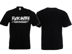 Frauen T-Shirt - Fuck Antifa - Fuck Communism - Motiv 2 Frauen T-Shirt - Fuck Antifa - Fuck Communism - Motiv 2