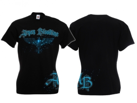 Frauen T-Shirt - Aryan Bloodline - Motiv 1 - schwarz/blau Frauen T-Shirt - Aryan Bloodline - Motiv 1 - schwarz/blau