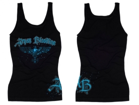 Frauen Top - Aryan Bloodline - Motiv 1 - schwarz/blau Frauen Top - Aryan Bloodline - Motiv 1 - schwarz/blau