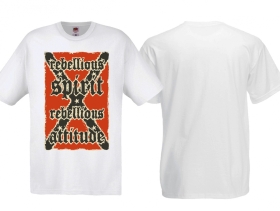 T-Hemd - Rebellious Spirit - Südstaaten - weiss T-Hemd - Rebellious Spirit - Südstaaten - weiss