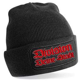Mütze - BD - Division - Wunschdruck - Deine Stadt - schwarz Mütze - BD - Division - Wunschdruck - Deine Stadt - schwarz