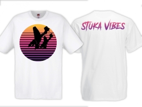 Frauen T-Shirt - Retro - Stuka Vibes - weiß Frauen T-Shirt - Retro - Stuka Vibes - weiß