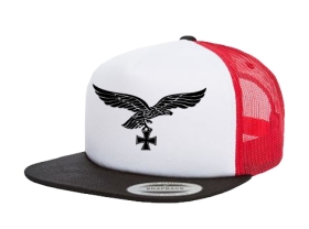 Cap Reichsadler Luftwaffe - 3-Tone - schwarz/weiß/rot - Trucker Cap Cap Reichsadler Luftwaffe - 3-Tone - schwarz/weiß/rot - Trucker Cap