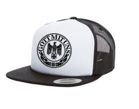 Cap Gott mit uns - 3-Tone - schwarz - Trucker Cap Cap Gott mit uns - 3-Tone - schwarz - Trucker Cap