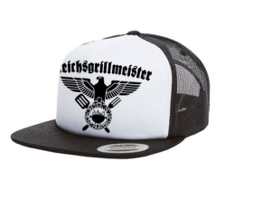 Cap Reichsgrillmeister - 3-Tone - schwarz - Trucker Cap Cap Reichsgrillmeister - 3-Tone - schwarz - Trucker Cap