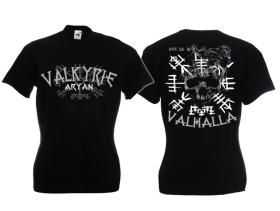 Frauen T-Shirt - Aryan Valkyrie - See us in Valhalla Frauen T-Shirt - Aryan Valkyrie - See us in Valhalla
