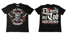 Premium Shirt - Old School Nordmann - schwarz Premium Shirt - Old School Nordmann - schwarz