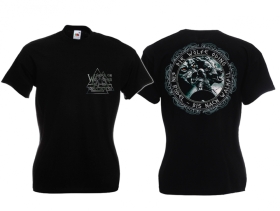 Frauen T-Shirt - Wölfe Odins - Ein Rudel - schwarz Frauen T-Shirt - Wölfe Odins - Ein Rudel - schwarz