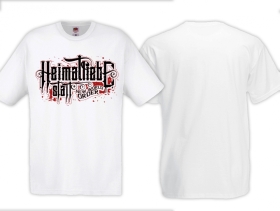 T-Hemd - Heimatliebe statt New World Order - Motiv 1 - weiß T-Hemd - Heimatliebe statt New World Order - Motiv 1 - weiß
