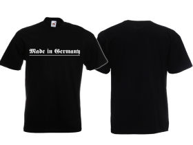 T-Hemd - Made in Germany - schwarz T-Hemd - Made in Germany - schwarz