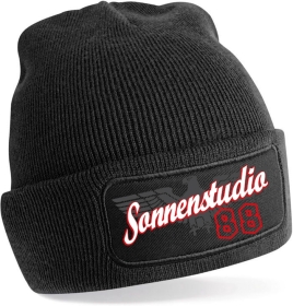 Mütze - BD - Sonnenstudio 88 Motiv 3 - schwarz Mütze - BD - Sonnenstudio 88 Motiv 3 - schwarz