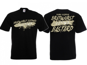 T-Hemd - Bratwurst eating Bastard - schwarz/beige T-Hemd - Bratwurst eating Bastard - schwarz/beige