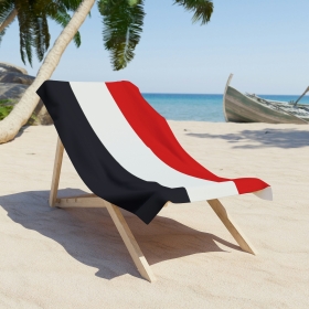 Strand-Handtuch - Deutsches Reich - schwarz-weiß-rot Strand-Handtuch - Deutsches Reich - schwarz-weiß-rot