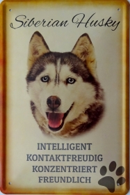 Blechschild - Siberian Husky - K043 (403)