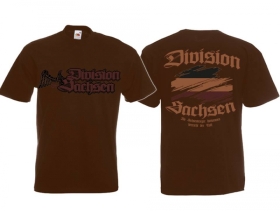 Frauen T-Shirt - Division Sachsen - braun Frauen T-Shirt - Division Sachsen - braun