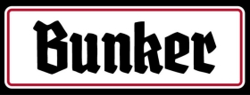 Blechschild - 27x10cm - Bunker - schwarz/weiß/rot Blechschild - 27x10cm - Bunker - schwarz/weiß/rot