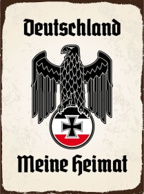 Blechschild - 20x30cm - Deutschland meine Heimat - Motiv 1 Blechschild - 20x30cm - Deutschland meine Heimat - Motiv 1